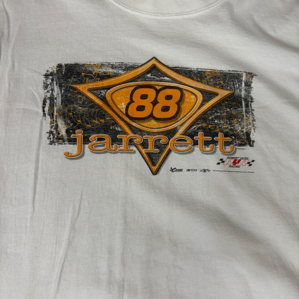 Chase Authentics Dale Jarrett 88 NASCAR Racing Long Sleeve T-Shirt White XXL - Picture 3 of 6